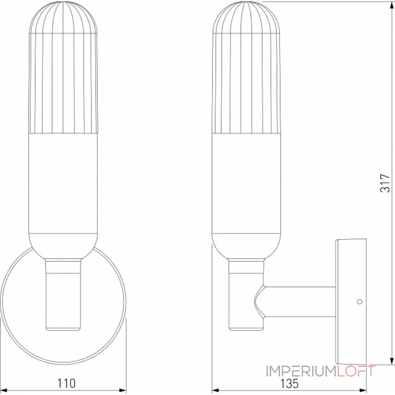 Бра Elektrostandard ISIDA 35165/U