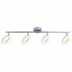 Спот Arte Lamp Ciambella A8972PL-4CC Цвет арматуры хром Цвет плафонов белый от ImperiumLoft