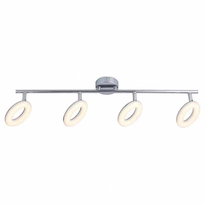 Спот Arte Lamp Ciambella A8972PL-4CC Цвет арматуры хром Цвет плафонов белый от ImperiumLoft