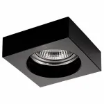 Встраиваемый светильник Lightstar Lei Mini 006147 Цвет арматуры хром Цвет плафонов черный от ImperiumLoft