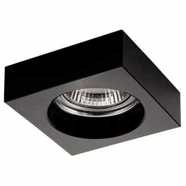 Встраиваемый светильник Lightstar Lei Mini 006147 Цвет арматуры хром Цвет плафонов черный