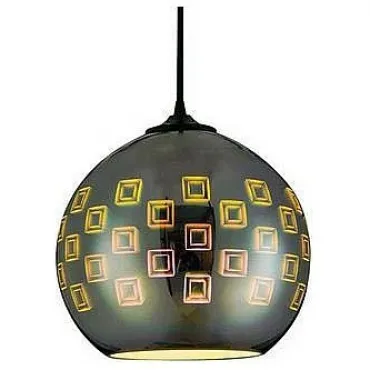 Подвесной светильник Horoz Electric Laser HRZ00002440 Цвет арматуры черный Цвет плафонов коричневый