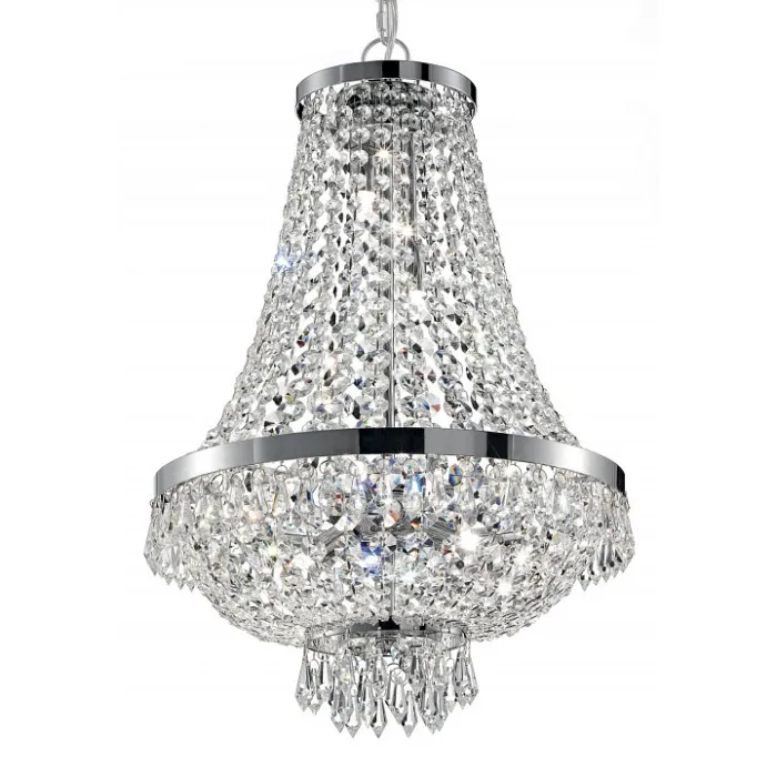 Подвесная люстра Ideal Lux Caesar CAESAR SP9 CROMO Цвет арматуры хром от ImperiumLoft