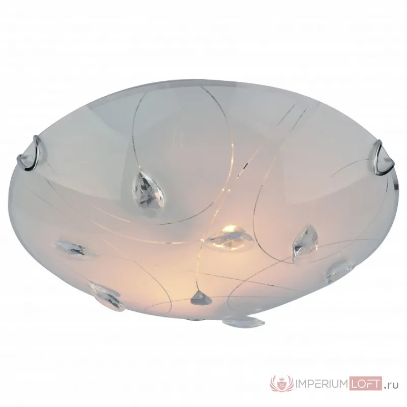 Накладной светильник Arte Lamp Merida A4045PL-2CC Цвет арматуры хром Цвет плафонов белый от ImperiumLoft