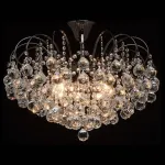 Подвесная люстра MW-Light Жемчуг 9 232016608 Цвет арматуры никель Цвет плафонов прозрачный от ImperiumLoft
