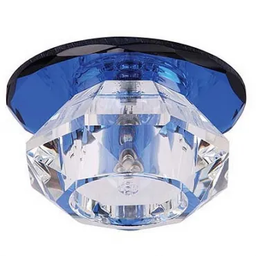 Встраиваемый светильник Horoz Electric HRZ00000607 Цвет арматуры синий Цвет плафонов прозрачный