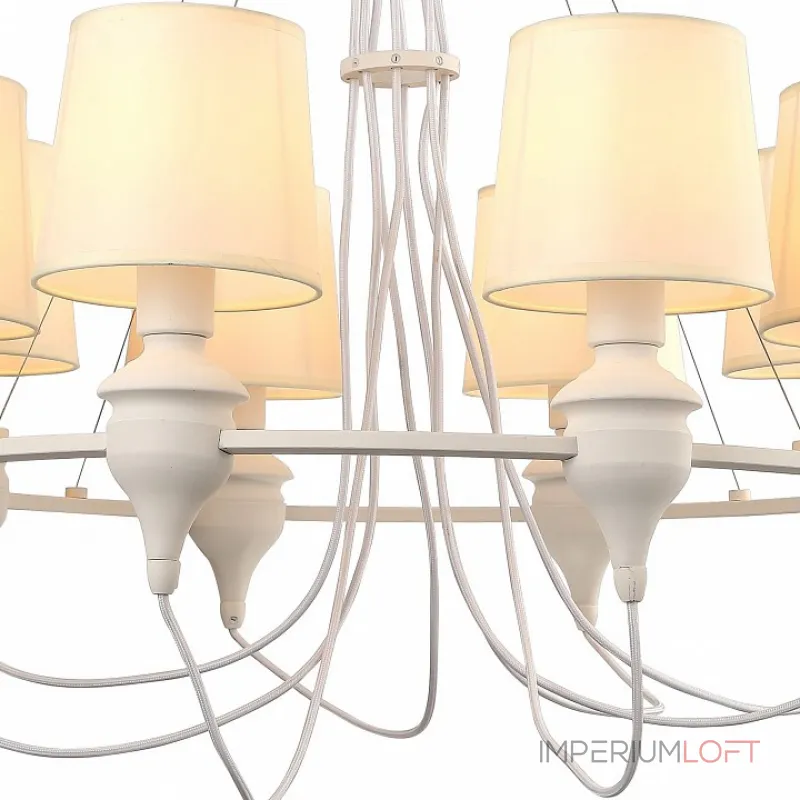 Подвесная люстра Arte Lamp Sergio A3326LM-8WH Подвесная люстра Arte Lamp Sergio A3326LM-8WH