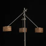 Торшер DeMarkt Чил-аут 725040703 Цвет плафонов коричневый Цвет арматуры никель от ImperiumLoft