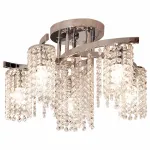 Люстра на штанге Citilux Спарк CL313151 Цвет арматуры хром Цвет плафонов прозрачный от ImperiumLoft