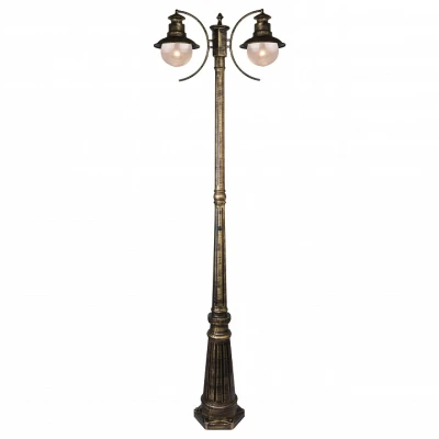 Фонарный столб Arte Lamp Amsterdam A1523PA-2BN Цвет арматуры бронза Цвет плафонов прозрачный