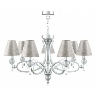 Подвесная люстра Maytoni Eclectic 7 M2-07-CR-LMP-O-4 Цвет арматуры белый Цвет плафонов серый от ImperiumLoft