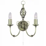 Бра Arte Lamp Zanzibar A8392AP-2AB Цвет арматуры бронза Цвет плафонов прозрачный от ImperiumLoft