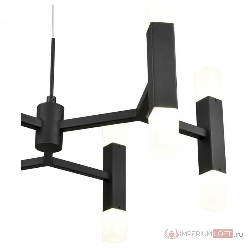 Подвесной светильник Vele Luce Niami 654 VL7142P12 Цвет арматуры черный Цвет плафонов белый от ImperiumLoft
