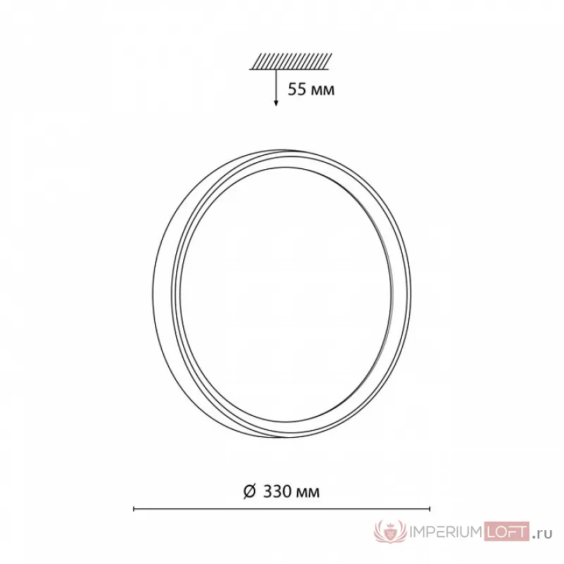 Накладной светильник Sonex Woodi 7627/CL от ImperiumLoft