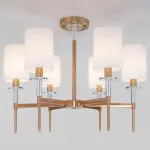 Люстра на штанге Eurosvet Brielle 60132/6 латунь от ImperiumLoft