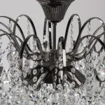 Подвесная люстра MW-Light Жемчуг 9 232016608 Цвет арматуры никель Цвет плафонов прозрачный от ImperiumLoft