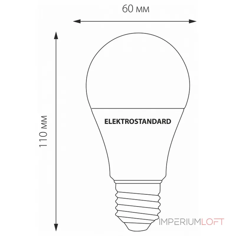 Лампа светодиодная Elektrostandard Classic LED E27 17Вт 6500K BLE2742 Лампа светодиодная Elektrostandard Classic LED E27 17Вт 6500K BLE2742