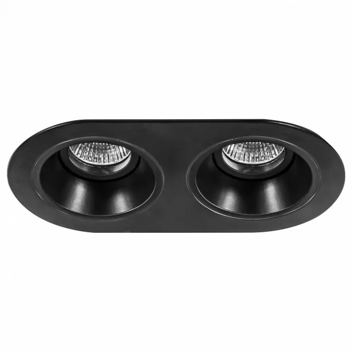 Встраиваемый светильник Lightstar Domino D6570707 цвет арматуры черный от ImperiumLoft
