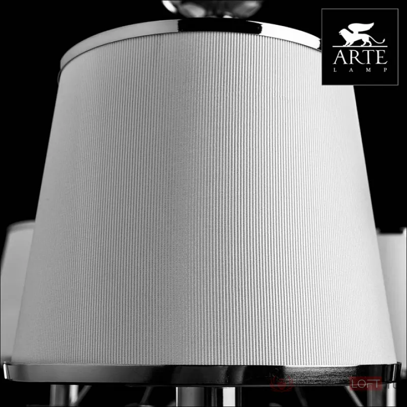 Подвесная люстра Arte Lamp Aurora A1150LM-5CC Цвет арматуры хром Цвет плафонов хром от ImperiumLoft