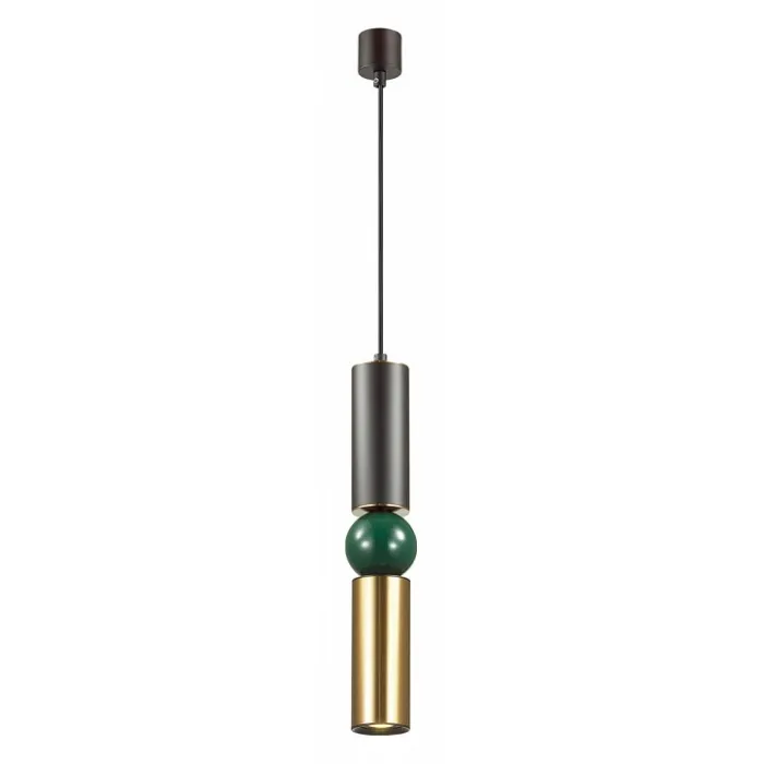 Подвесной светильник Odeon Light Sakra 4072/5L Цвет плафонов золото Цвет арматуры черный от ImperiumLoft