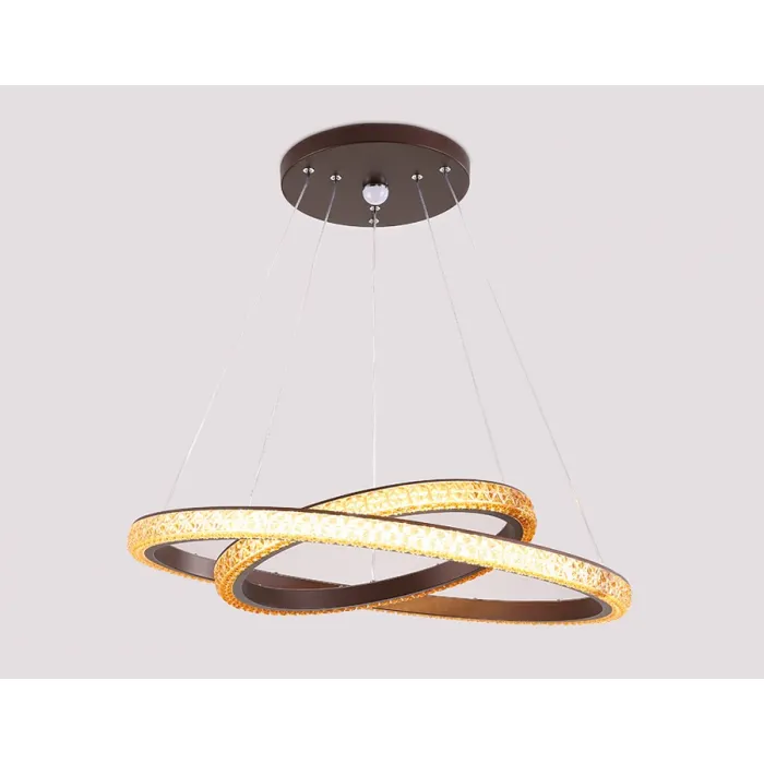 Подвесной светильник Ambrella Crystal FF11 Цвет плафонов коричневый Цвет арматуры коричневый от ImperiumLoft