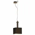 Подвесной светильник Lussole Montone LSF-2586-01 Цвет арматуры хром Цвет плафонов черный от ImperiumLoft