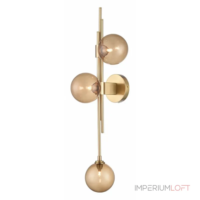 Бра Vele Luce Paradise VL5774W23 Цвет арматуры Желтый Цвет плафонов Коричневый Бра Vele Luce Paradise VL5774W23 Цвет арматуры Желтый Цвет плафонов Коричневый