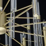 Люстра на штанге MW-Light Альгеро 285010910 Цвет арматуры латунь Цвет плафонов прозрачный от ImperiumLoft