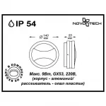 Накладной светильник Novotech Submarine 357230 Цвет арматуры черный Цвет плафонов белый от ImperiumLoft