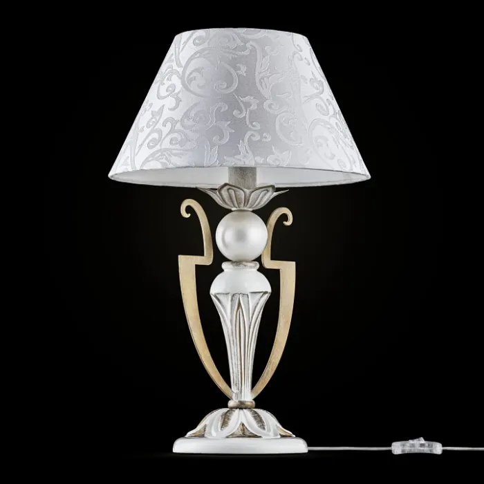 Настольная лампа декоративная Maytoni Monile ARM004-11-W Цвет арматуры золото Цвет плафонов белый от ImperiumLoft