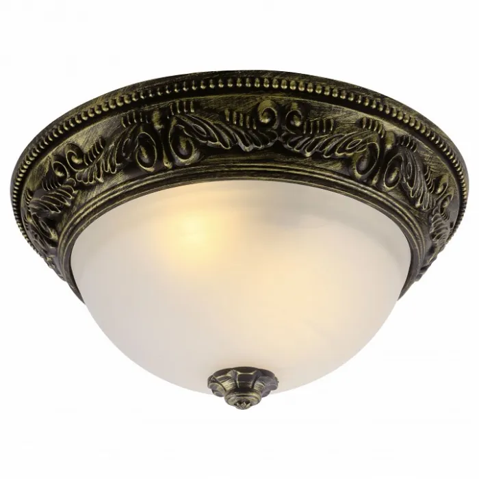 Накладной светильник Arte Lamp Piatti A8010PL-2AB Цвет арматуры бронза Цвет плафонов белый от ImperiumLoft