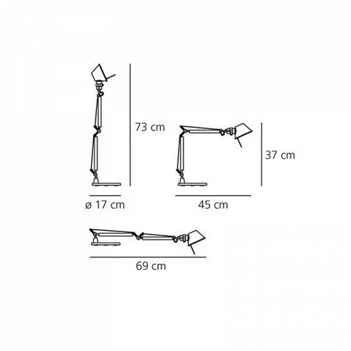 Настольная лампа офисная Artemide A011830 от ImperiumLoft