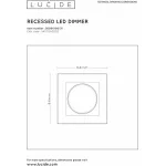 Диммер роторный Lucide Recessed Wall Dimmer Nl 50000/00/31 от ImperiumLoft