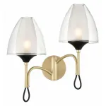 Бра Vele Luce Oro VL5654W12 Цвет арматуры Желтый Цвет плафонов Белый