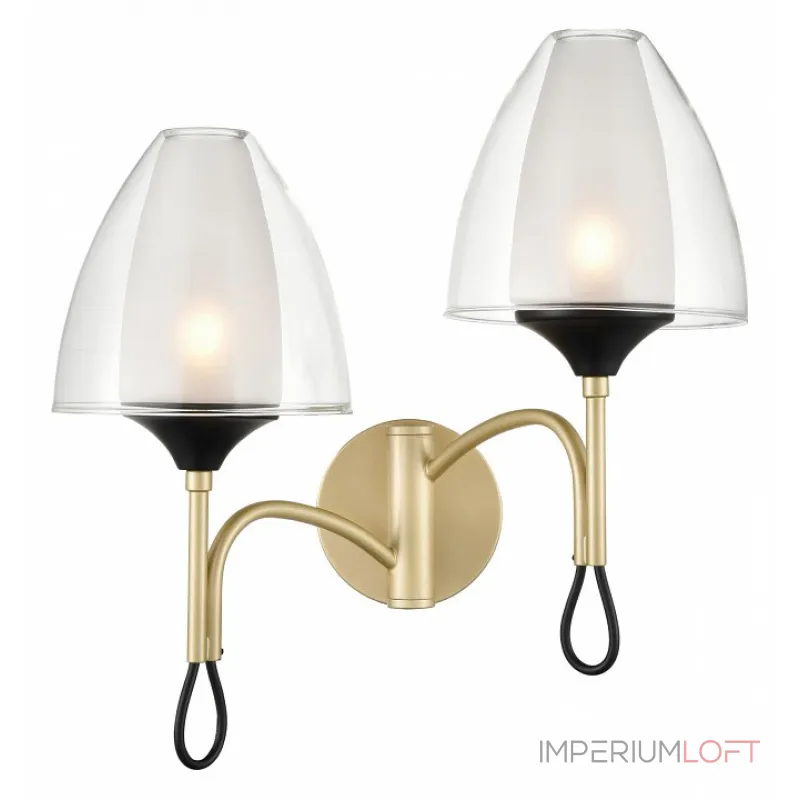 Бра Vele Luce Oro VL5654W12 Цвет арматуры Желтый Цвет плафонов Белый Бра Vele Luce Oro VL5654W12 Цвет арматуры Желтый Цвет плафонов Белый