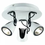 Спот Lussole Merano LSN-4101-03 Цвет арматуры черно-белый от ImperiumLoft Спот Lussole Merano LSN-4101-03 Цвет арматуры черно-белый от ImperiumLoft