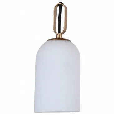 Подвесной светильник Favourite Grover 2668-1P цвет арматуры латунь цвет плафонов белый