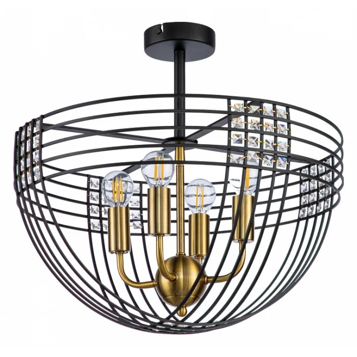 Светильник на штанге Indigo Fresco 10001/4C Black от ImperiumLoft