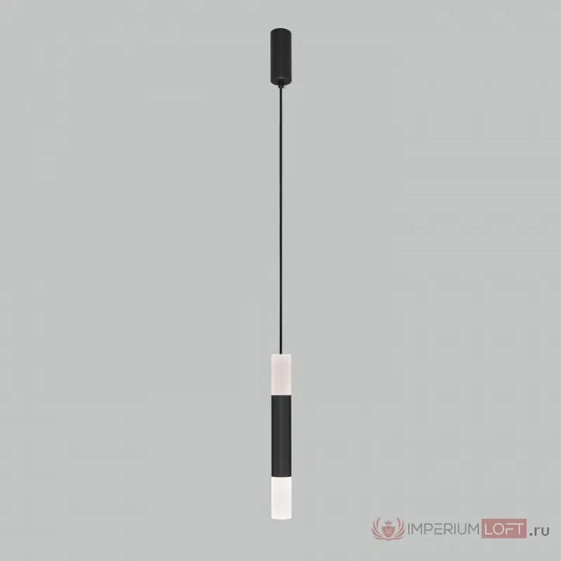 Подвесной светильник Eurosvet Axel 50210/1 LED черный Цвет плафонов черно-белый от ImperiumLoft