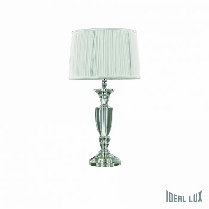 Настольная лампа декоративная Ideal Lux Kate KATE-3 TL1 ROUND Цвет арматуры хром от ImperiumLoft