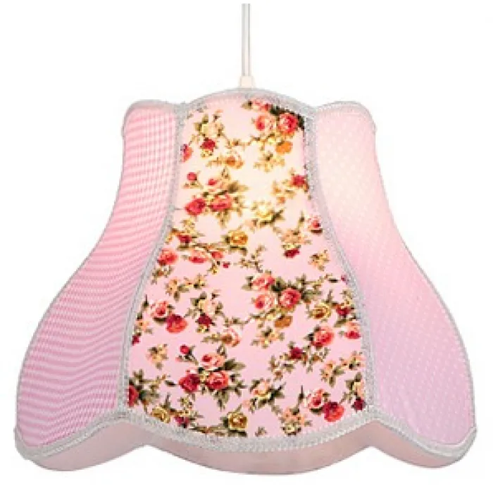 Подвесной светильник Arte Lamp Kids A9222SP-1WH Цвет арматуры белый Цвет плафонов розовый от ImperiumLoft