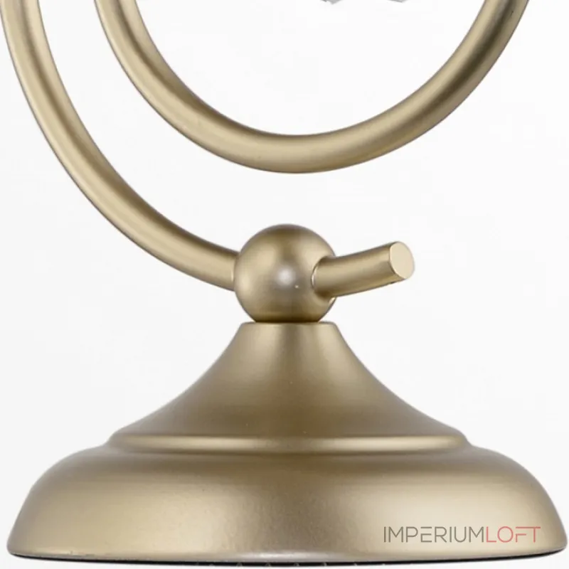 Настольная лампа декоративная Rivoli Cascata T1 GD Б0038423 Цвет арматуры латунь Цвет плафонов кремовый Настольная лампа декоративная Rivoli Cascata T1 GD Б0038423 Цвет арматуры латунь Цвет плафонов кремовый