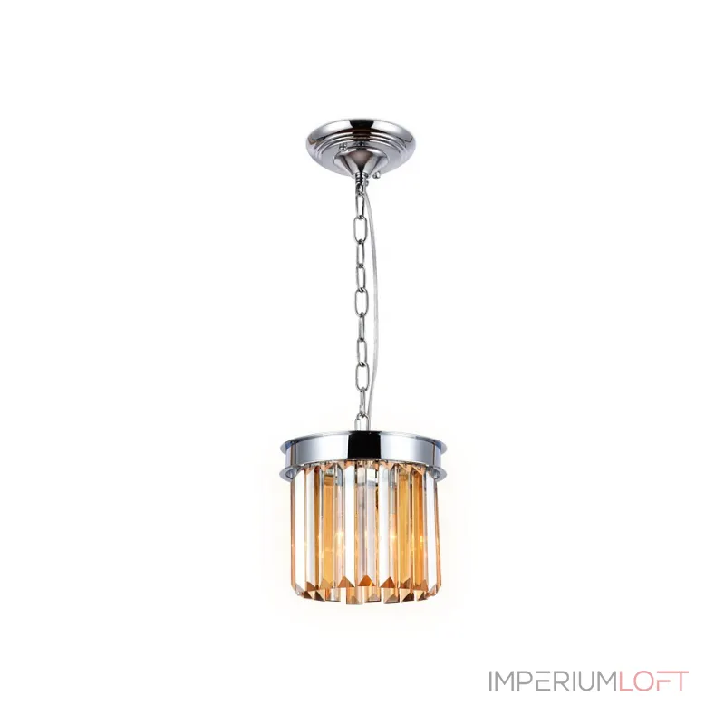 Подвесной светильник Ambrella Traditional 12 TR5102 Цвет плафонов янтарный Цвет арматуры хром