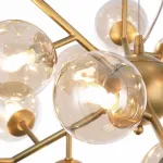 Подвесная люстра Maytoni Dallas MOD545PL-24G Цвет арматуры золото Цвет плафонов янтарный от ImperiumLoft