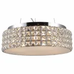 Подвесной светильник TopLight Imogene TL1162-4H Цвет арматуры хром Цвет плафонов прозрачный от ImperiumLoft