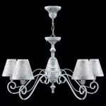 Подвесная люстра Lamp4You Classic 15 E3-05-G-LMP-O-3 Цвет арматуры серый Цвет плафонов фиолетовый от ImperiumLoft