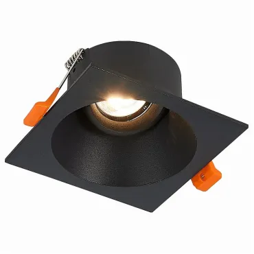 Встраиваемый светильник ST-Luce Grosi ST207.418.01 Цвет арматуры черный от ImperiumLoft