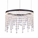 Подвесной светильник Lucia Tucci Eclipse eclipse 1671.1 D400 LED Цвет плафонов прозрачный Цвет арматуры черный от ImperiumLoft