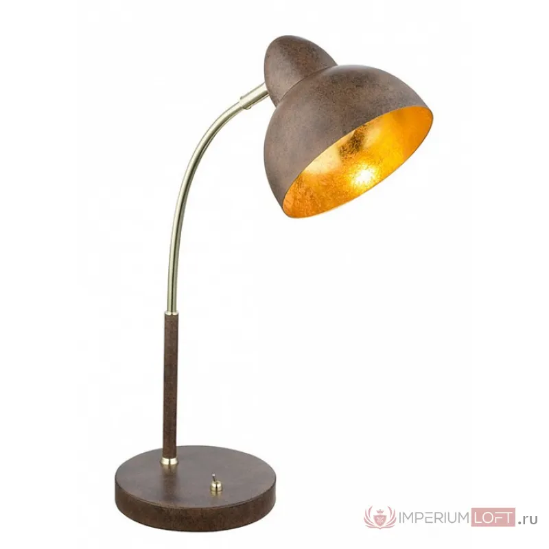 Настольная лампа офисная Globo Anita 24703R Цвет арматуры медь Цвет плафонов коричневый от ImperiumLoft