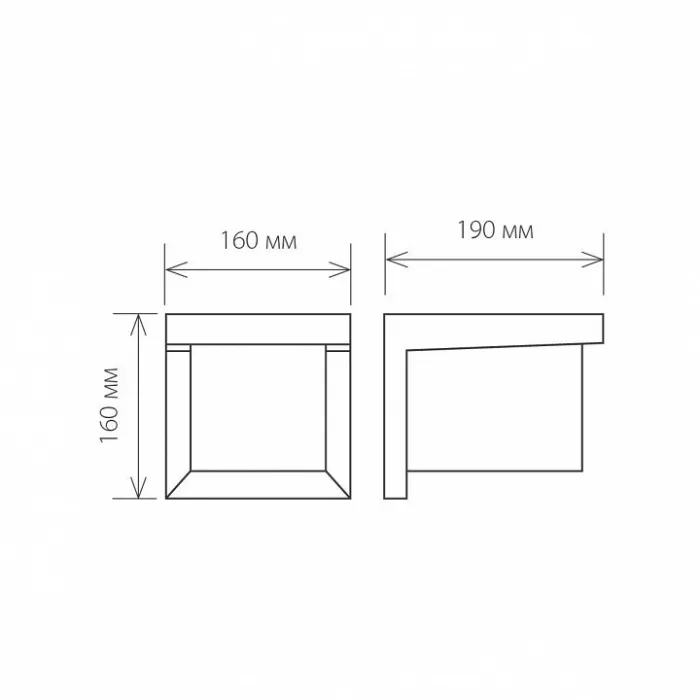 Накладной светильник Elektrostandard Shelter 1540 Techno Shelter Grit от ImperiumLoft